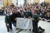 Special Visitor calls in on Kennal Vale School in Ponsanooth